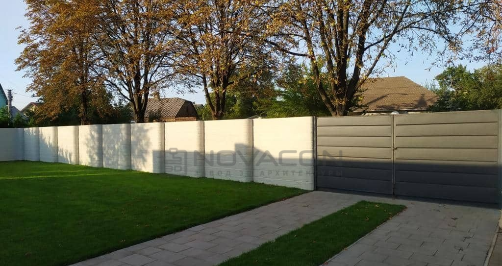 забор из бетона цена